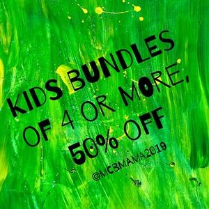 Kids bundles 50%off